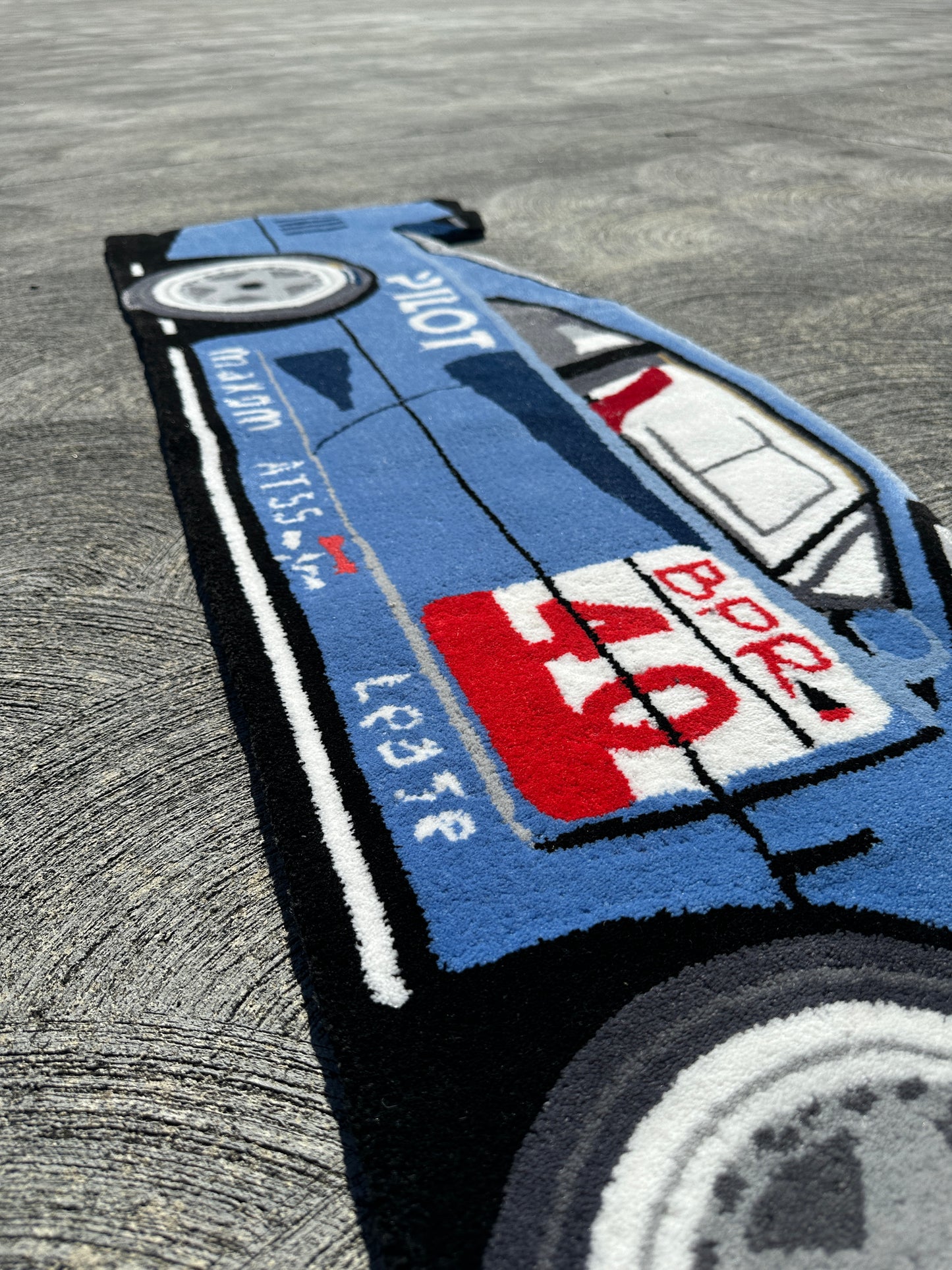 Ferrari F40 Car Decor Rug
