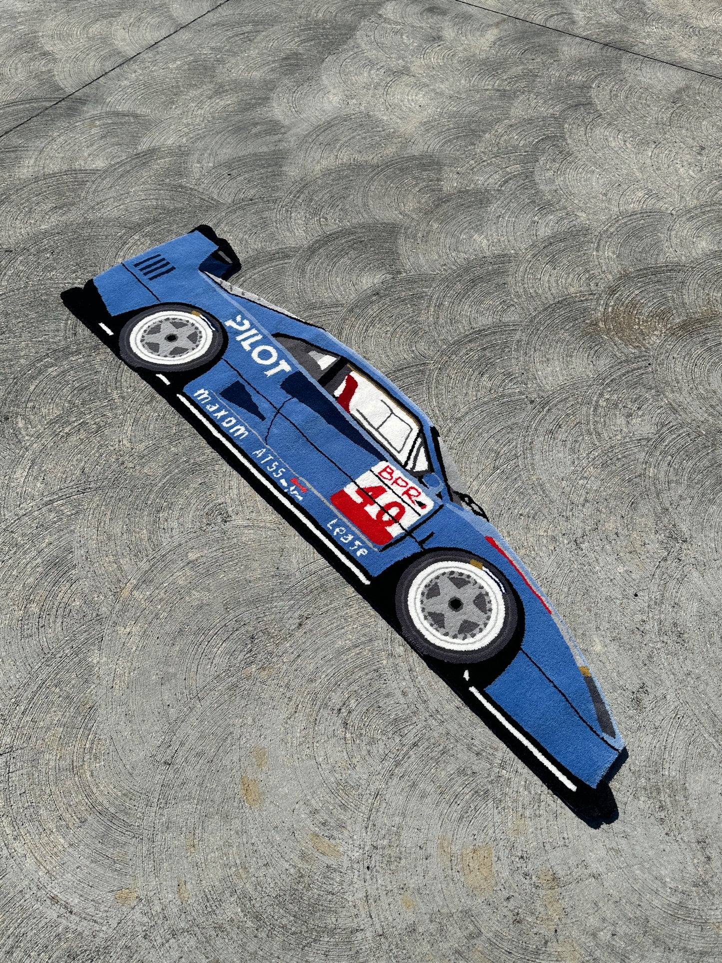Ferrari F40 Car Decor Rug